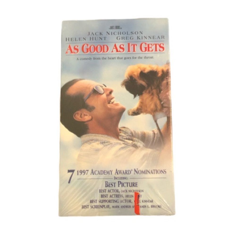 As Good As It‎ Gets VHS with Jack Nicholson, sealed, immaculate condition…